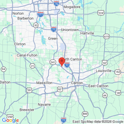 Map to  office in Canton, OH