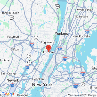 Map to  office in Fort Lee, NJ