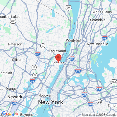 Map to  office in Fort Lee, NJ