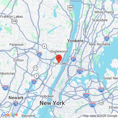 Map to  office in Fort Lee, NJ