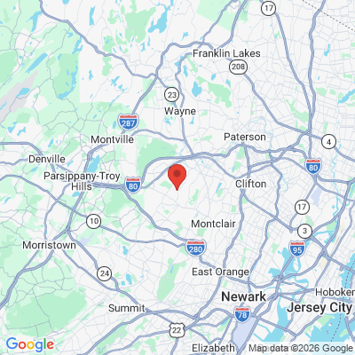 Map to  office in Caldwell, NJ