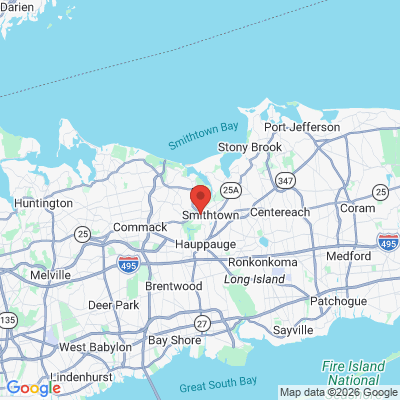 Map to  office in Smithtown, NY