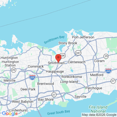 Map to  office in Smithtown, NY