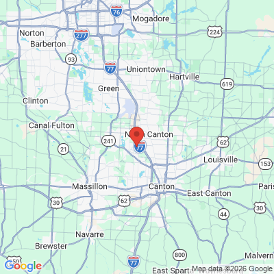 Map to  office in Canton, OH