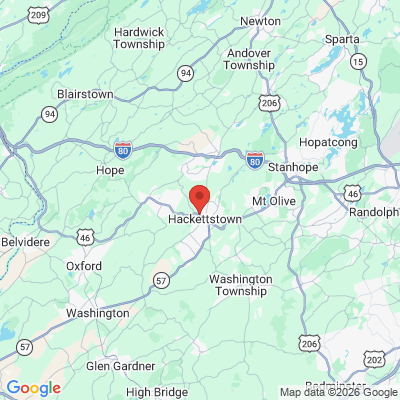 Map to  office in Hackettstown, NJ
