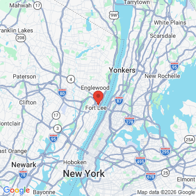 Map to  office in Fort Lee, NJ