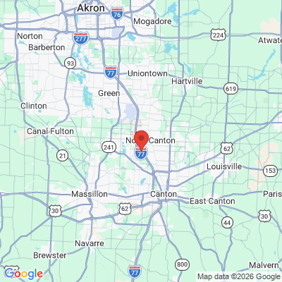 Map to  office in Canton, OH
