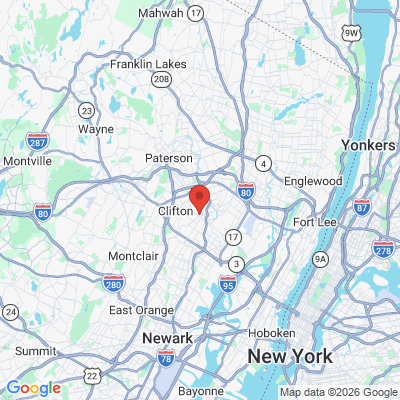 Map to  office in Passaic, NJ