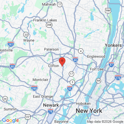 Map to  office in Passaic, NJ