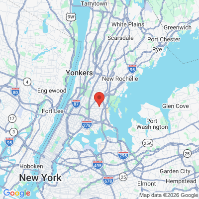 Map to Oelbaum & Kagan Dentistry office in Bronx, NY