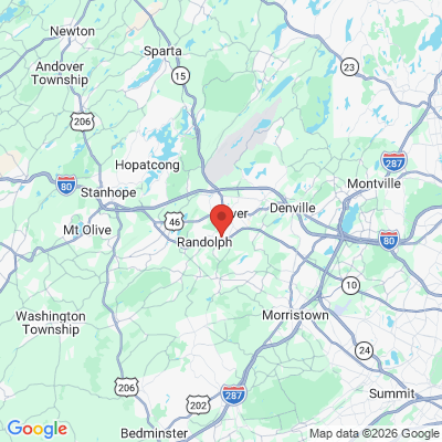 Map to  office in Randolph, NJ