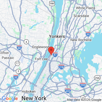 Map to G&G Dental Implants office in Manhattan, NY