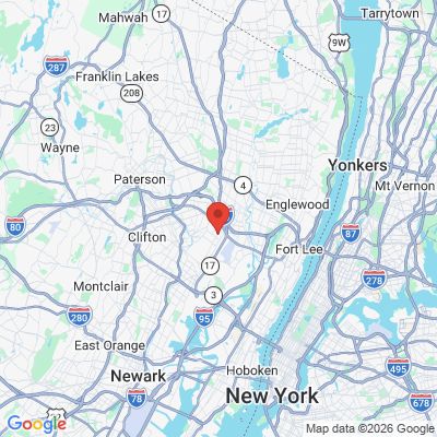 Map to  office in Hasbrouck Heights, NJ