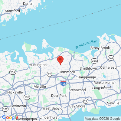 Map to  office in East Northport, NY
