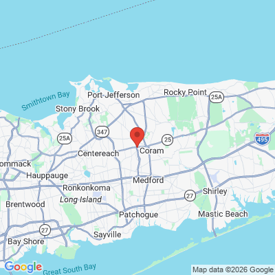 Map to  office in Selden, NY
