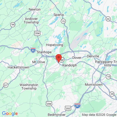 Map to  office in Succasunna, NJ