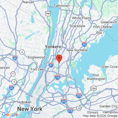Map to  office in Bronx, NY
