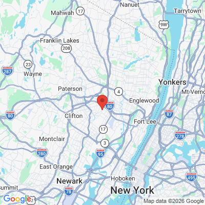 Map to  office in Lodi, NJ