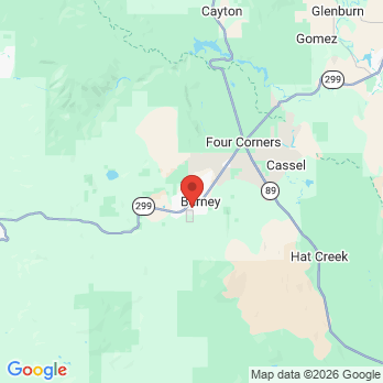 Map to Pit River Health Service, Inc. office in Burney, CA
