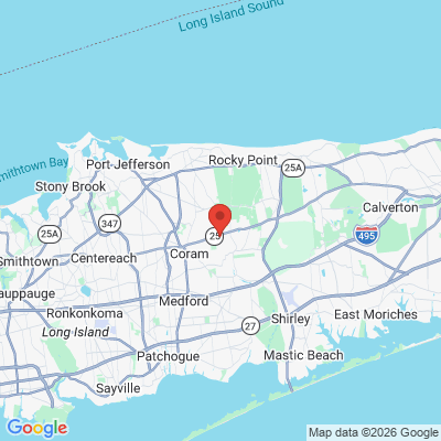Map to  office in Middle Island, NY