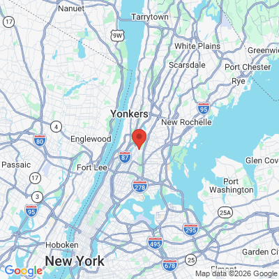 Map to  office in Bronx, NY