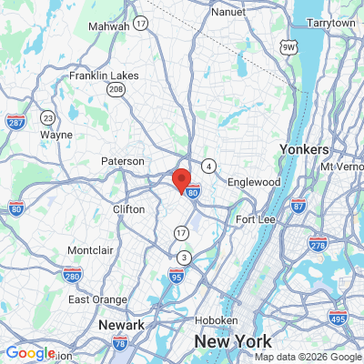 Map to  office in Lodi, NJ