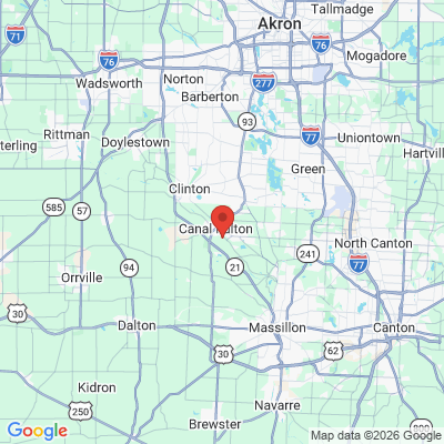 Map to  office in Canal Fulton, OH
