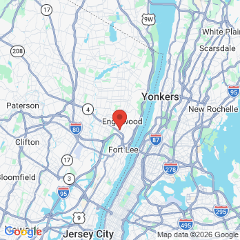 Map to Englewood Dental office in Englewood, NJ