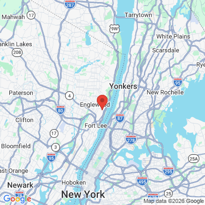 Map to  office in Englewood Cliffs, NJ