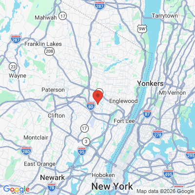 Map to  office in Hackensack, NJ