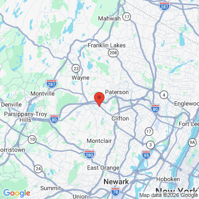 Map to  office in Little Falls, NJ