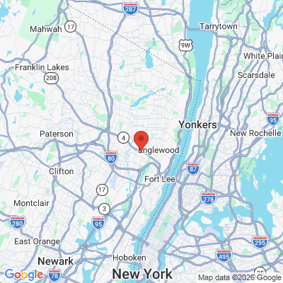 Map to  office in Teaneck, NJ