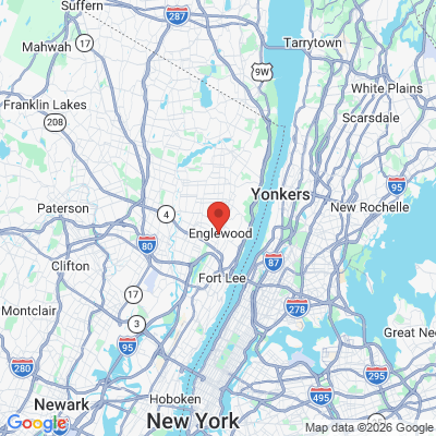 Map to  office in Englewood, NJ