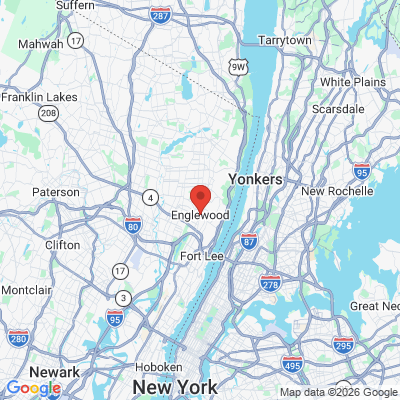 Map to  office in Englewood, NJ
