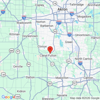 Map to  office in Canal Fulton, OH