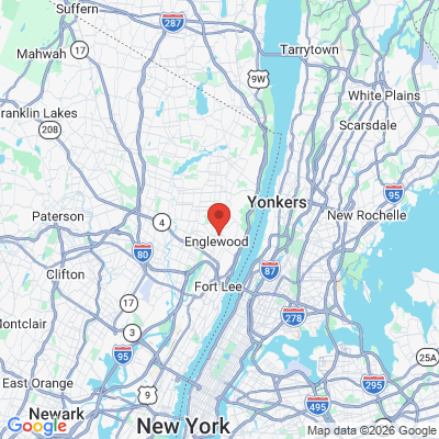 Map to  office in Englewood, NJ