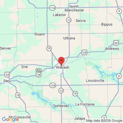 Map to  office in Wabash, IN
