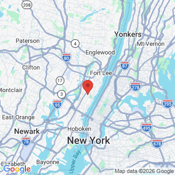 Map to Master Dentistry Center office in North Bergen, NJ