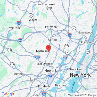 Map to  office in Bloomfield, NJ