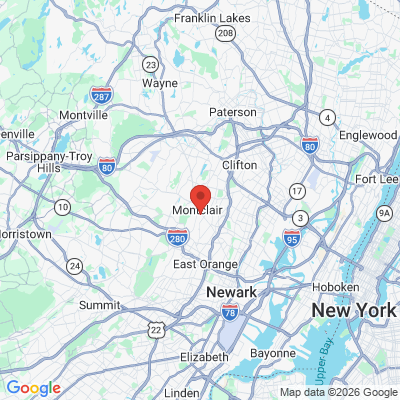 Map to  office in Montclair, NJ