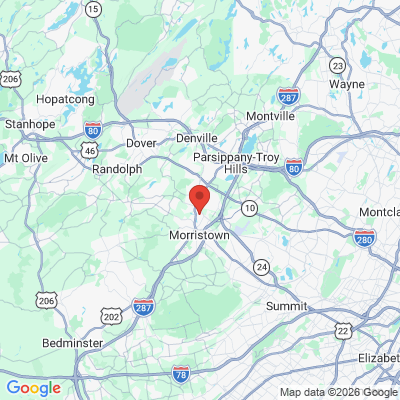 Map to  office in Morristown, NJ