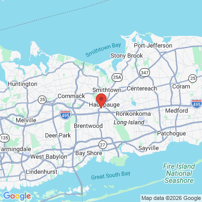 Map to  office in Hauppauge, NY