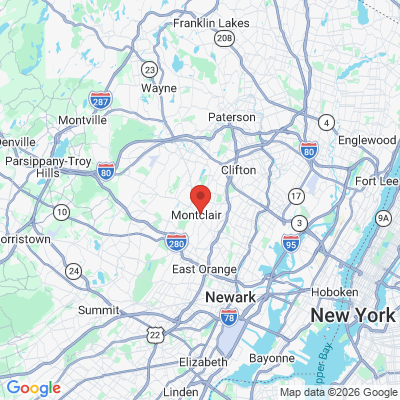 Map to  office in Montclair, NJ