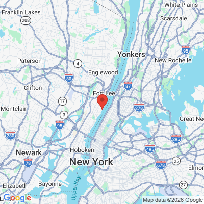 Map to  office in Edgewater, NJ