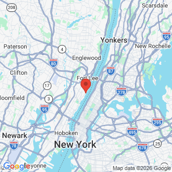 Map to Mint Dental : Young Kim, DDS office in Edgewater, NJ