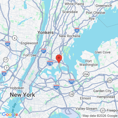Map to  office in Bronx, NY