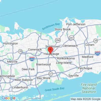 Map to  office in Hauppauge, NY