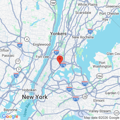 Map to  office in Bronx, NY