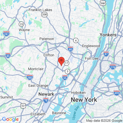 Map to  office in Rutherford, NJ