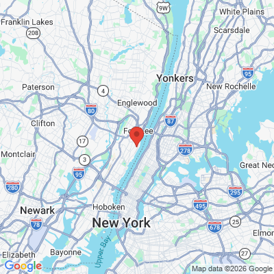 Map to  office in Edgewater, NJ